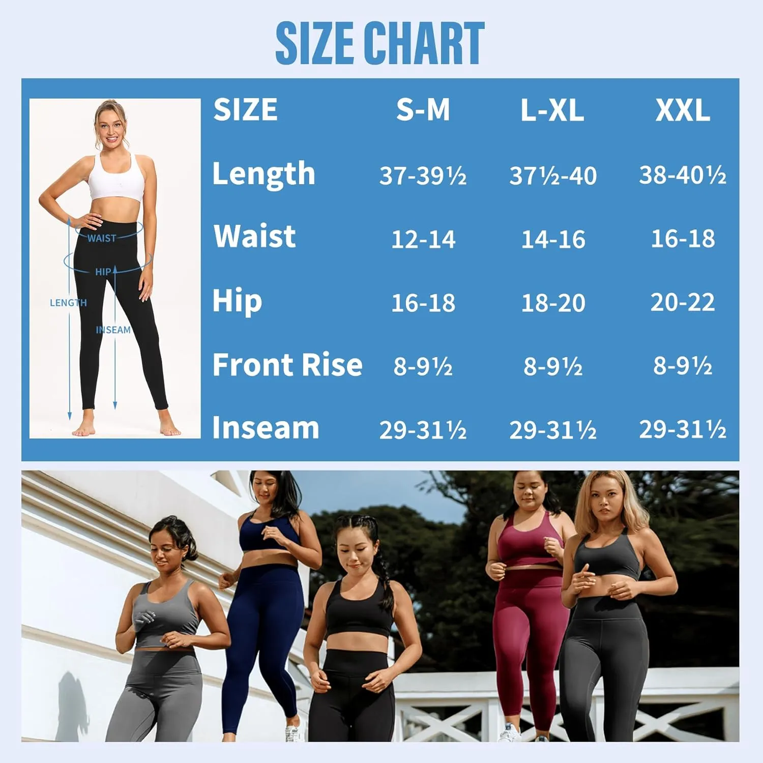 Sundwudu 5 Pack Leggings for Women Tummy Control, Soft High Waisted Black Yoga Pants for Workout Reg & Plus Size