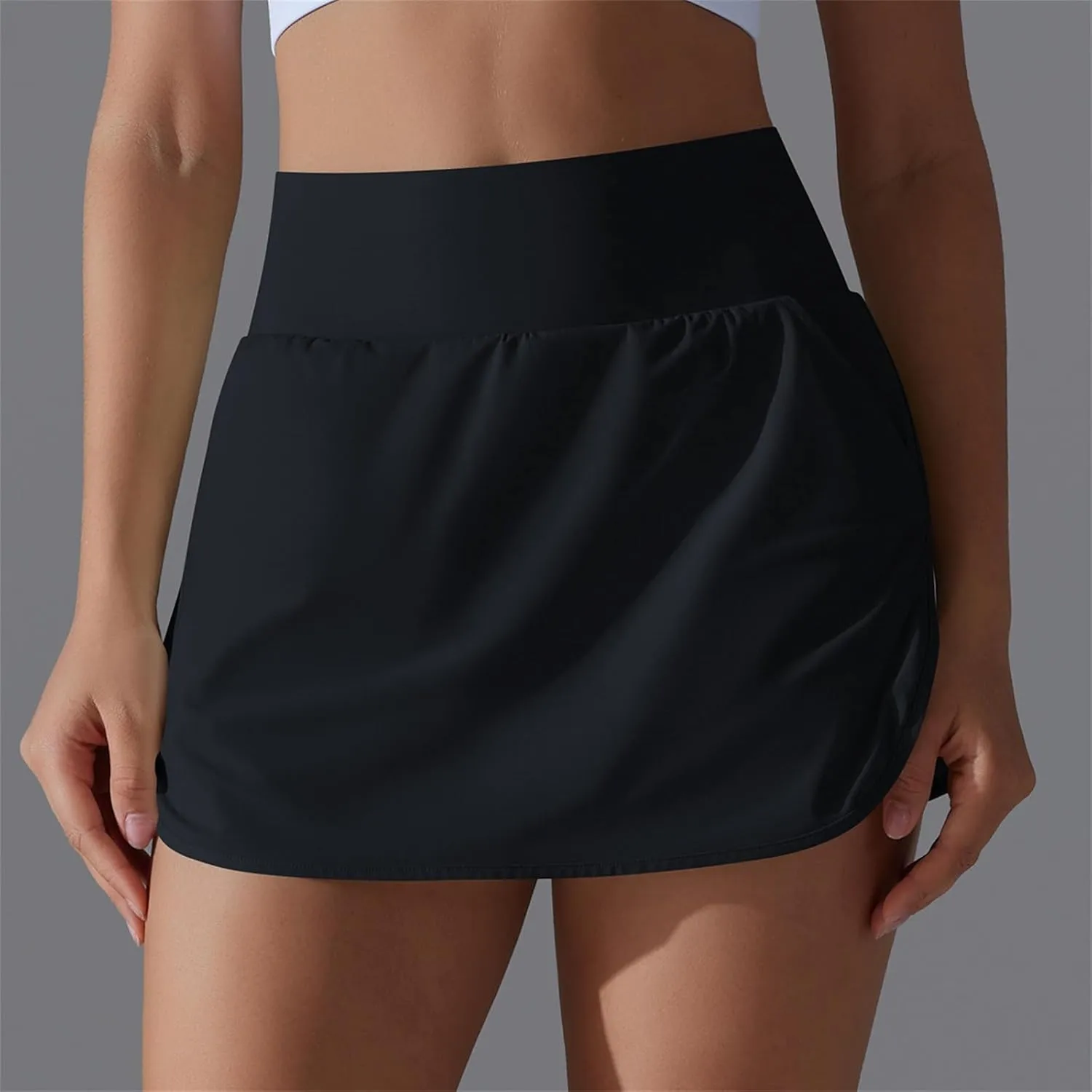 Tennis Gym Skirts for Women with Pockets and Shorts High Waisted Tummy Control Summer Workout Runinng Skorts