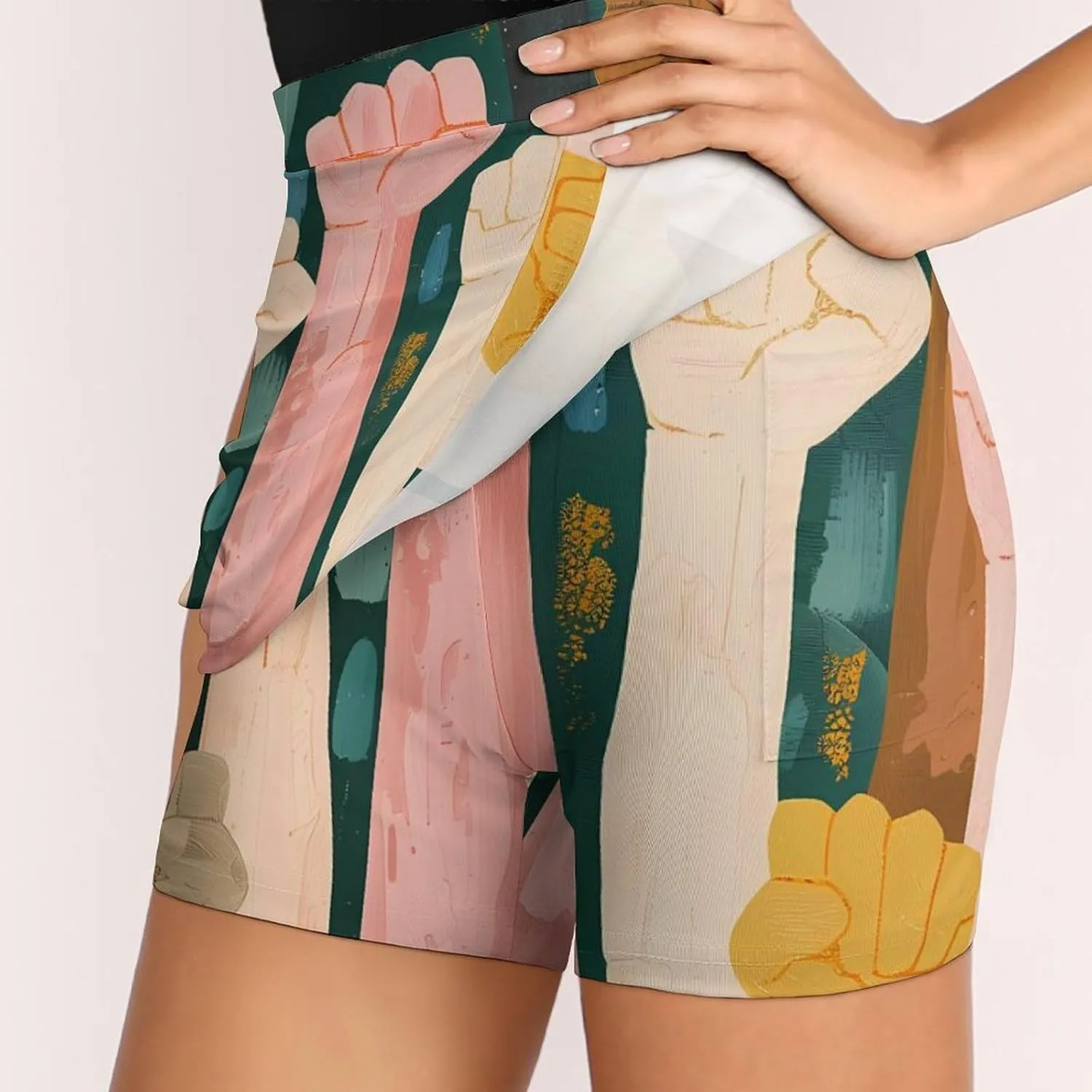 Together Women's Skort Athletic Skirt Golf Skorts A-line Skirts with Built-in Shorts Pockets