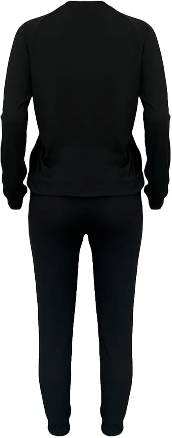 Track Suits for Women Set - 2 Piece Outfits Sweatsuit Pocket Sweatshirt with Pants Fall Jogging Workout Sets for Women