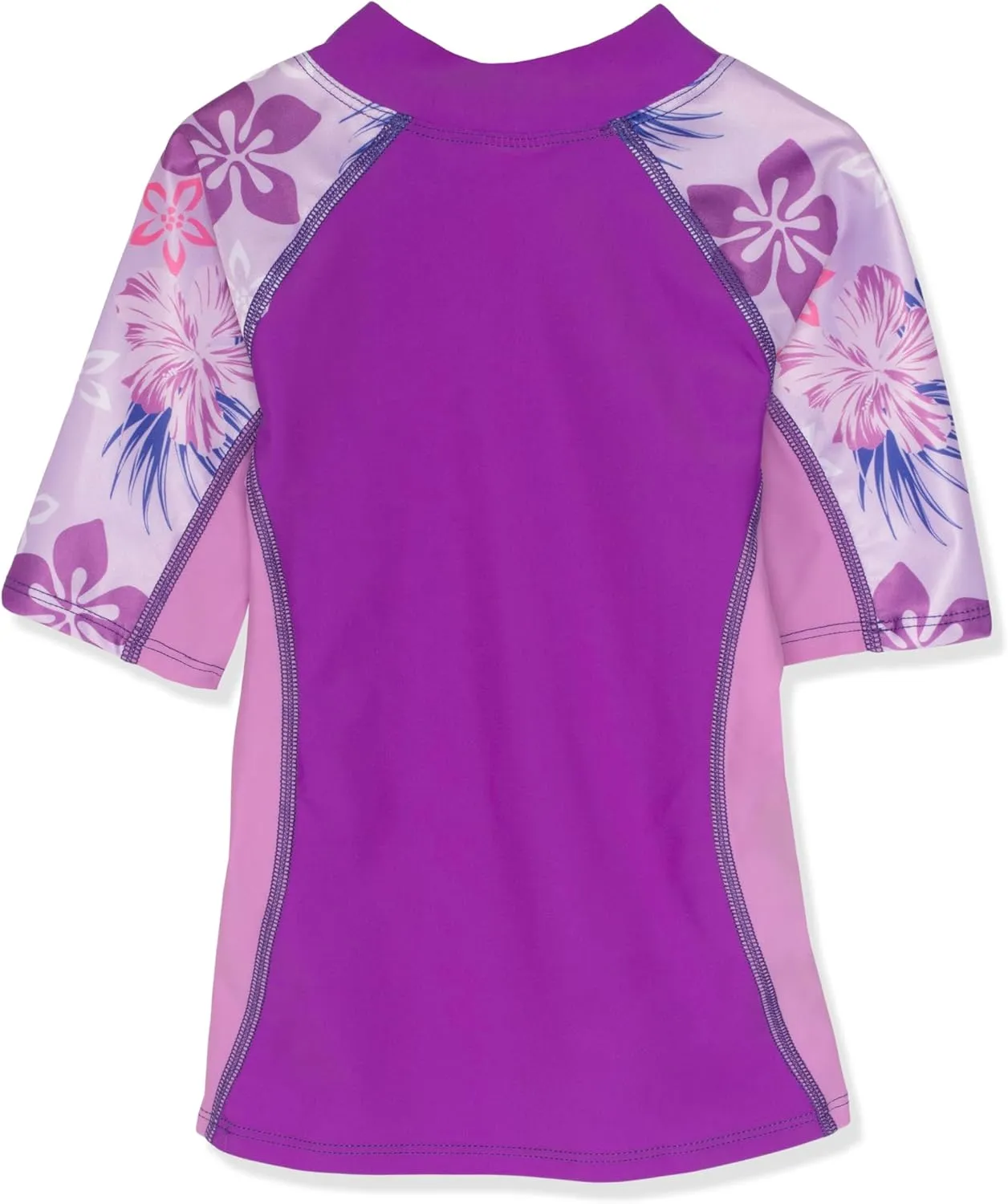 Tuga Girls Two-Piece Short Sleeve Swimsuit Set 2-14Years, UPF 50  Sun Protection