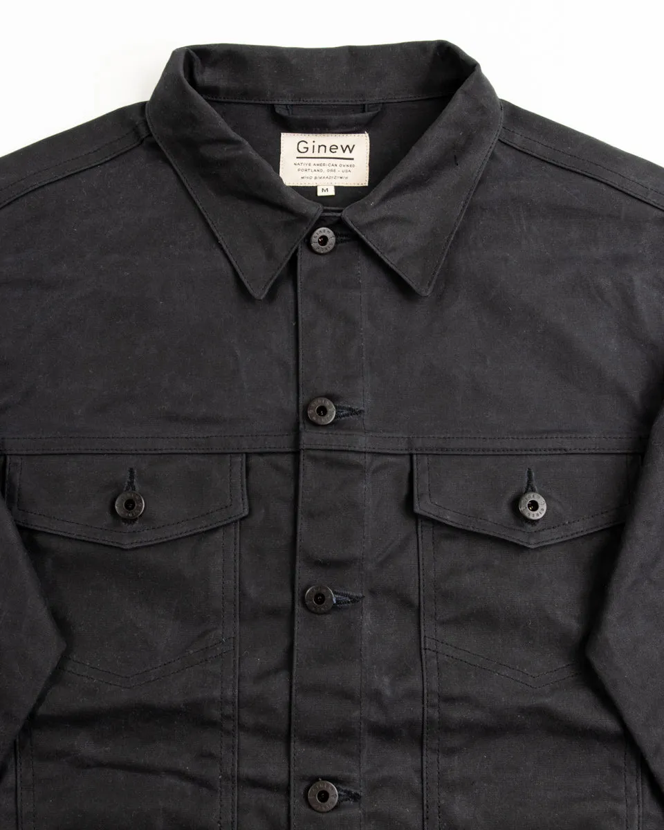 Wax Rider Coat - Black