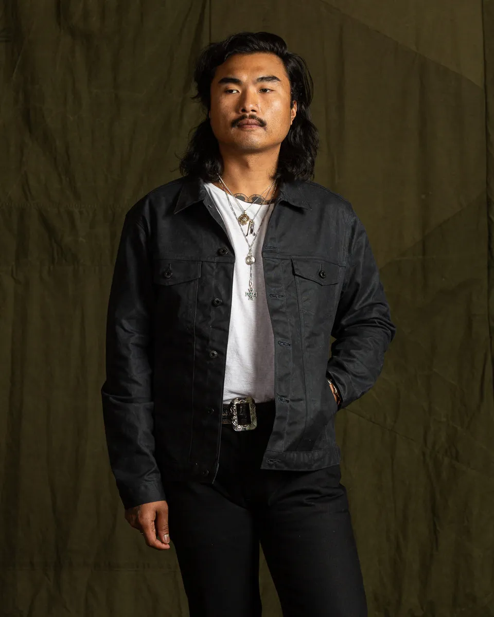 Wax Rider Coat - Black