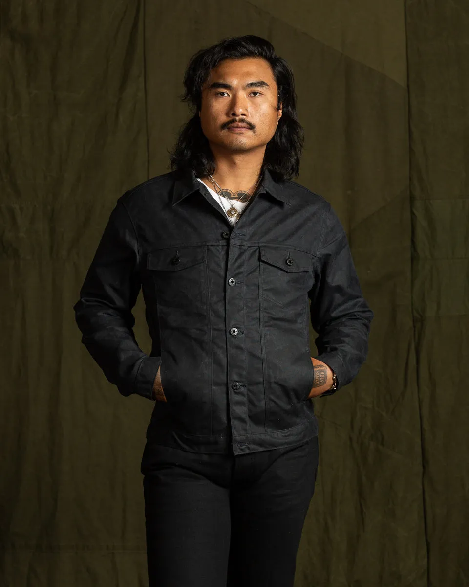 Wax Rider Coat - Black