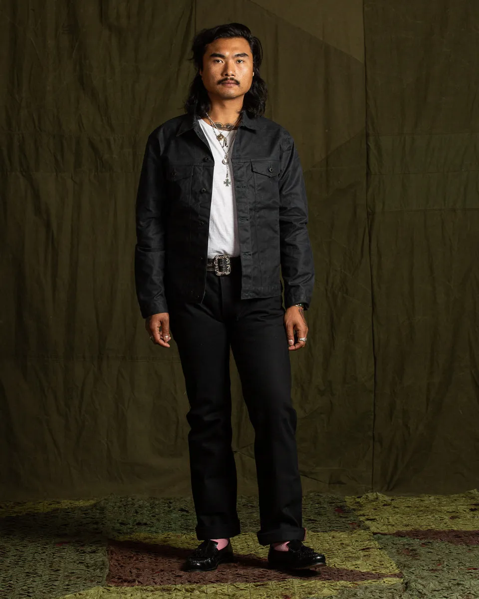 Wax Rider Coat - Black