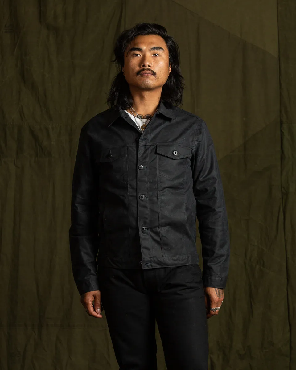 Wax Rider Coat - Black