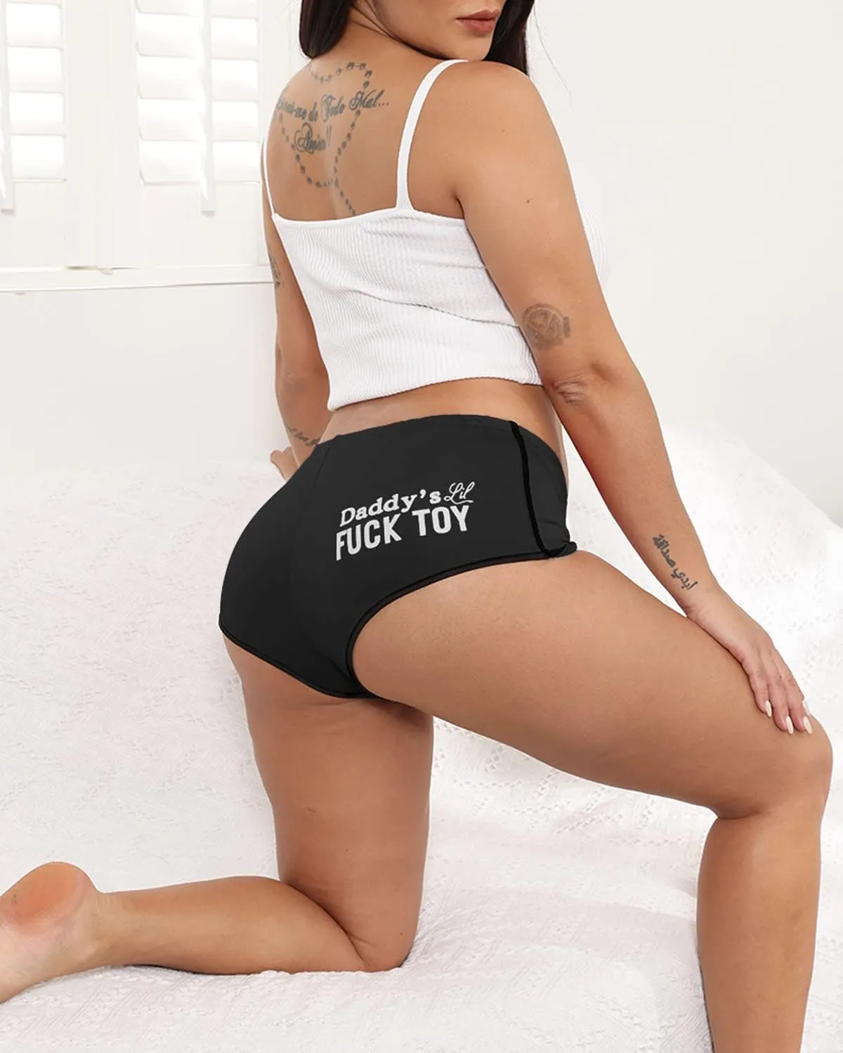 Womens Yoga Booty Shorts Sexy Printed Dance Sport Workout Hot Pants Plus Size Lounge Wear Briefs