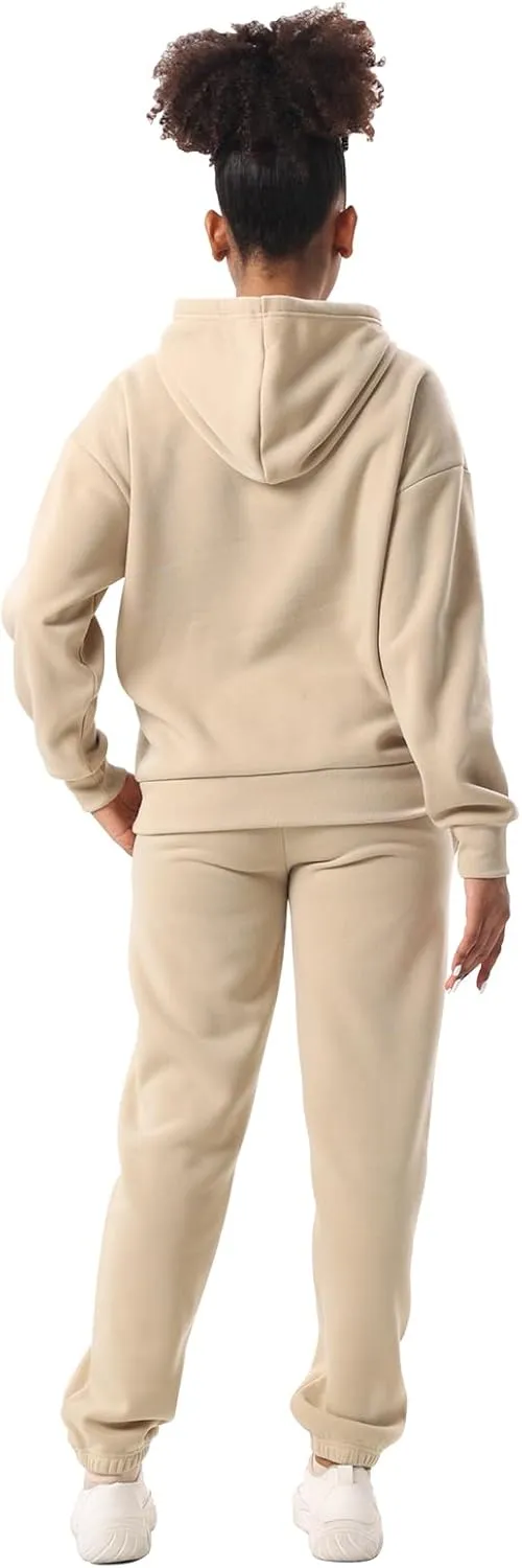 Yasumond Women's Two Piece Outfits Sweatsuit Set Jogging Track Suits Zipper Hoodies & Sweatpants